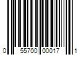 Barcode Image for UPC code 055700000171