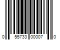 Barcode Image for UPC code 055733000070