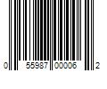 Barcode Image for UPC code 055987000062