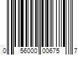 Barcode Image for UPC code 056000006757