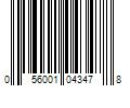 Barcode Image for UPC code 056001043478