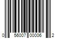 Barcode Image for UPC code 056007000062