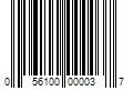 Barcode Image for UPC code 056100000037