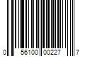 Barcode Image for UPC code 056100002277