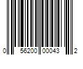 Barcode Image for UPC code 056200000432