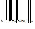 Barcode Image for UPC code 056200001514