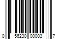 Barcode Image for UPC code 056230000037