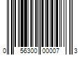 Barcode Image for UPC code 056300000073