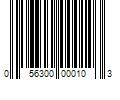 Barcode Image for UPC code 056300000103