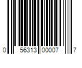 Barcode Image for UPC code 056313000077