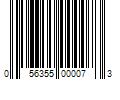 Barcode Image for UPC code 056355000073