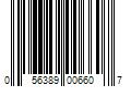 Barcode Image for UPC code 056389006607