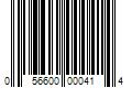 Barcode Image for UPC code 056600000414