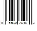 Barcode Image for UPC code 056600000483