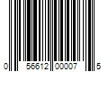 Barcode Image for UPC code 056612000075