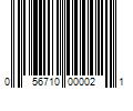 Barcode Image for UPC code 056710000021