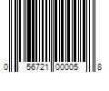 Barcode Image for UPC code 056721000058