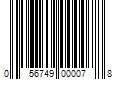 Barcode Image for UPC code 056749000078