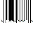 Barcode Image for UPC code 056770000009