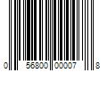 Barcode Image for UPC code 056800000078