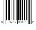 Barcode Image for UPC code 056912000072