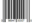 Barcode Image for UPC code 056947000078