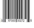 Barcode Image for UPC code 057000002725