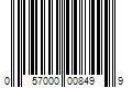 Barcode Image for UPC code 057000008499