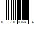 Barcode Image for UPC code 057000009786