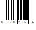 Barcode Image for UPC code 057005227956