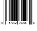 Barcode Image for UPC code 057022000068