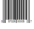 Barcode Image for UPC code 057026000057