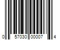 Barcode Image for UPC code 057030000074