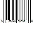 Barcode Image for UPC code 057040000026