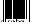 Barcode Image for UPC code 057040000057