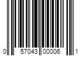 Barcode Image for UPC code 057043000061