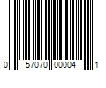 Barcode Image for UPC code 057070000041