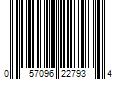 Barcode Image for UPC code 057096227934