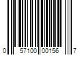 Barcode Image for UPC code 057100001567