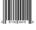 Barcode Image for UPC code 057100004155