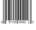 Barcode Image for UPC code 057100004223. Product Name: 