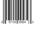 Barcode Image for UPC code 057100005343