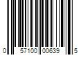 Barcode Image for UPC code 057100006395