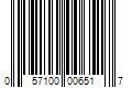 Barcode Image for UPC code 057100006517