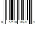 Barcode Image for UPC code 057100006609