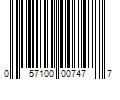 Barcode Image for UPC code 057100007477