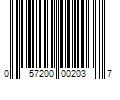 Barcode Image for UPC code 057200002037