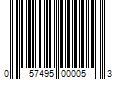 Barcode Image for UPC code 057495000053