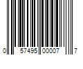 Barcode Image for UPC code 057495000077