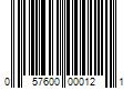 Barcode Image for UPC code 057600000121